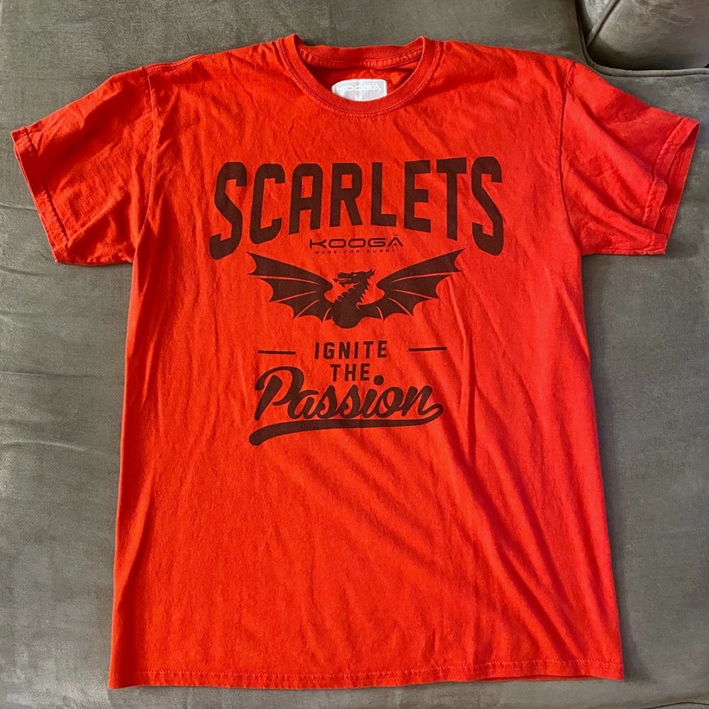Men’s Scarlets Rugby T-Shirt, M